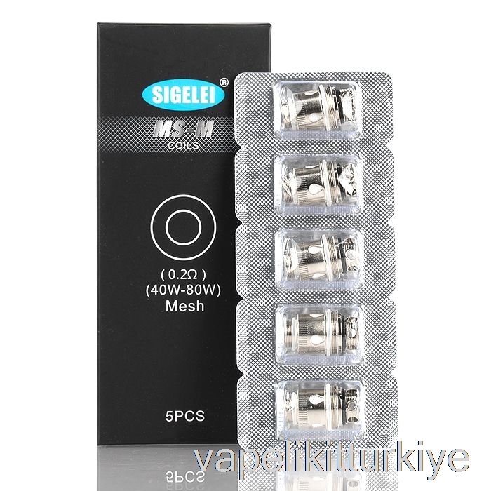 Vape Elektronik Sigara Sigelei Ms Yedek Bobinler 0.2ohm Ms-m örgü Bobinler
